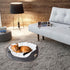 Round Dog Cat Beds Mattress Washable Pads Room, Soft Durable Plush Faux Fur Sleeping Pet Fleece Bed Mat for Small Doggy Kitten Puppy, with Anti-Sl...