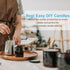 100pcs Cotton Candle Wicks, 6 inches Low Smoke Pre-Waxed Wicks for Candle Making, DIY...