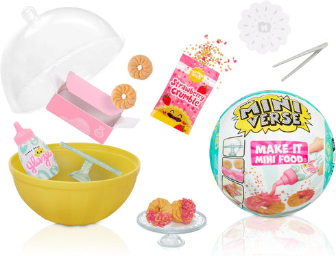 Make It Mini Food Cafe Series 3 Mini Collectibles - MGA's Miniverse, Mystery Blind Packaging, DIY, Resin Play, Replica Food, NOT Edible, Collector...