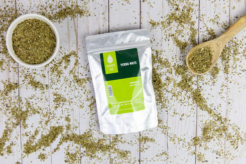 Elevate Tea Yerba Mate - Loose Leaf, High Caffeine, 3 oz Pouch - 30 Cups, Hot & Iced, No Artificials...