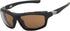 WYND Blocker Airdam Sunglasses Motorcycle Riding, Driving, Fishing, Boating Wrap (Black Matte, Amber)...