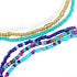 LUTER 6Pcs Beaded Anklets Elastic Bohomenian Bracelet Anklets Colorful Handmade Bead Jewelry for Girls, Women...