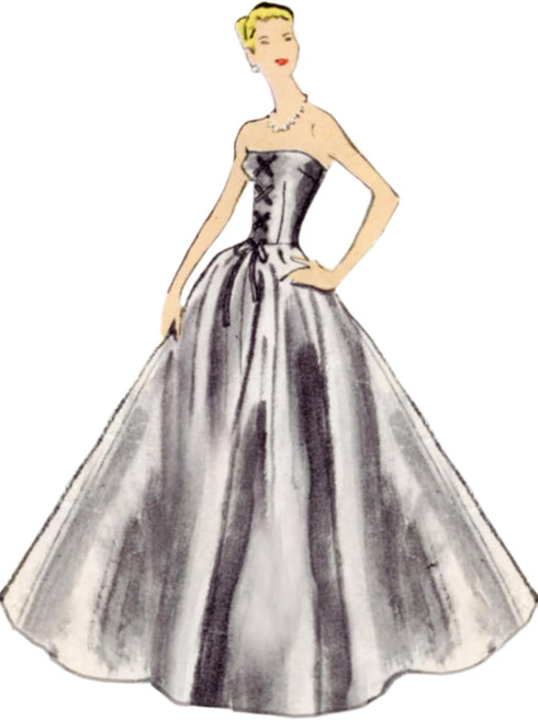 Vogue Misses' Vintage Dress and Overbodice with Pannier Sewing Pattern Kit, Design Code V1931, Sizes 16-18-20-22-24...