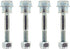 6PK 532188243 Shear Pin Bolts kit Replaces Husqvarna 588077501 532187494 532192090 AYP 188243 192090 179828 Snow Blowers...