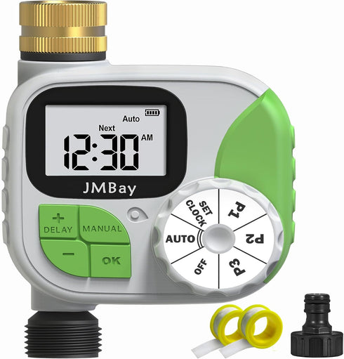 Sprinkler Timer Water Timer for Garden Hose,Smart hose Timer Programmable Auto Irrigation System for Yard & Greenhouse, Waterproof Digital Sprinkl...