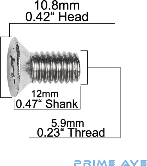 Stainless Steel Brake Disc Rotor Screws Compatible/Replacement For Audi & VW (Pack of 8)...
