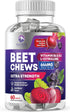 Beet Chews - Soft Beet Root Chewables with Grape Seed Extract Supports Heart Health & Energy with Powerful Antioxidants - Beetroot Nitric Oxide Su...