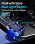 YANTU Cigarette Lighter Adapter, Car Charger Adapter 3 Socket Cigarette Lighter Splitter with LED Voltage Display PD/QC 3.0 Charger On/Off Switche...