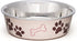 Loving Pets - Bella Bowls - Dog Food Water Bowl No Tip Stainless Steel Pet Bowl No Skid Spill Proof (Large, Paparazzi Pink)...