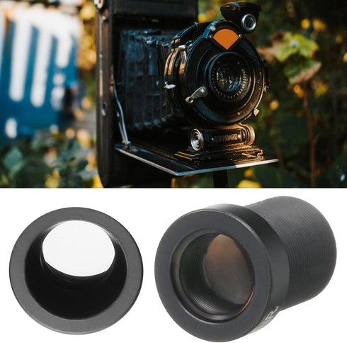 uxcell 16mm CCTV Camera Lens 5MP F2.0 FPV Wide Angle Security Camera Lens M12 Threaded Dia for IP Camera Panoramic, Black 2Pcs...