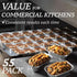 Spare Essentials Aluminum Pans - Mini Foil Loaf Pans (55 Pack) 1Lb - 1 Pound Disposable Aluminum Baking Pans for Individual Bread, Cake, Meatloaf ...