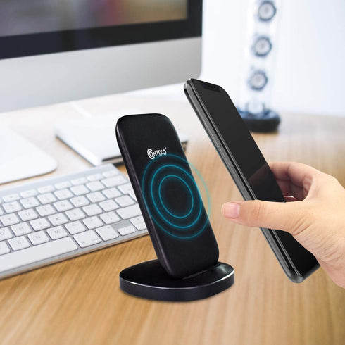 Contixo W3 Fast Wireless Charger Charging Stand Station | Qi Compatible Enabled Smartphones Phones Such as iPhone 8/8 Plus/X/XS/XS Max/XR/S9/S9 Pl...