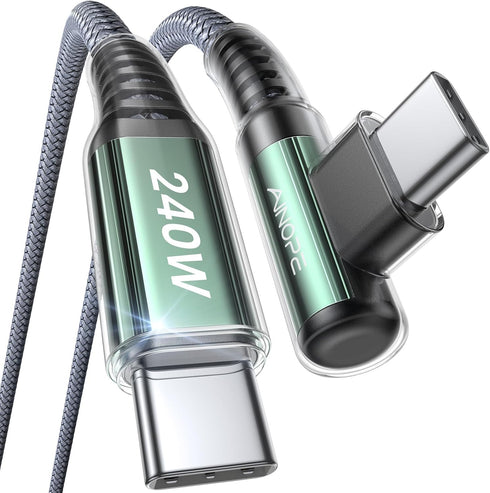 AINOPE 240W USB C to USB C Cable 3.3ft, C to C Type Fast Charging Cable for MacBook&iPad Pro, Samsung S23/22/21/20......