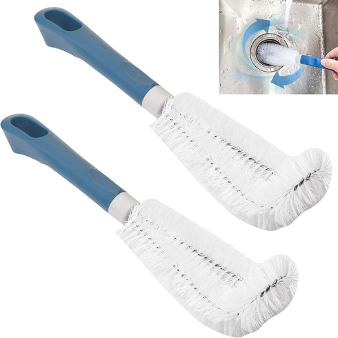 Universal Garbage Disposal Brush/Garbage Disposal Cleaner Brush for InSinkErator Garbage Disposals, Fits Into Any Disposer Channel, Blue, MKMS-2MO...