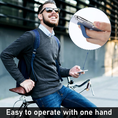 Cobee Phone Loop Finger Holder, 5pcs Phone Grip Straps Silicone Phone Finger Strap Finger Cell Phone Grip Universal Finger Kickstand for Most Smar...