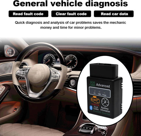 Universal Car Auto Diagnostic Scanner, Diagnostic Scan Tool, Scanner Live Data Professional Mechanic, Professional Scan Tool and Code Reader for A...