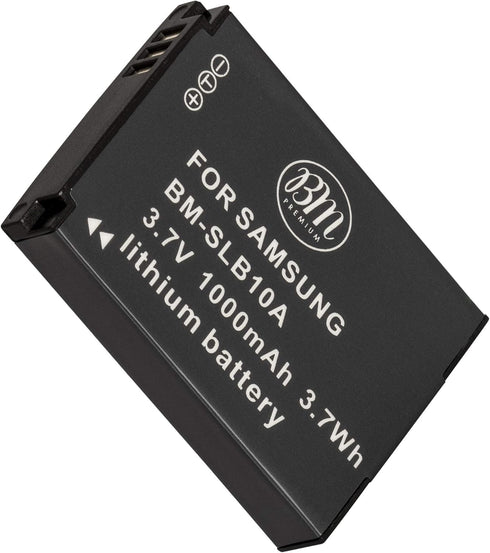 BM Premium SLB-10A Battery for Samsung EX2F HZ15W SL202 SL420 SL620 SL820 WB150F WB250F WB350F WB750 WB800F WB850F WB1100F Digital Camera...