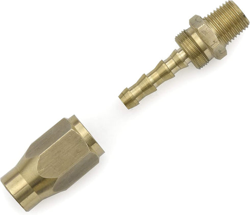 BLUBIRD Fast Fix - 1/4" Air Hose Assembly Repair Fitting - w/ 1/4" MNPT Fixed - FFFX14...