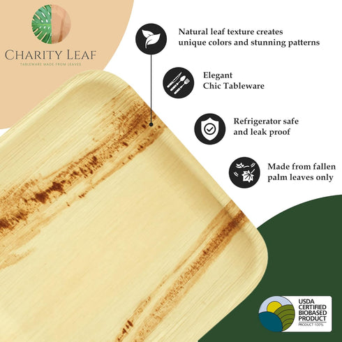 Disposable Palm Leaf 3.5" Round Mini Bowl (25 pcs) Dipping Bowls | Bamboo Like| All Natural and Biodegradable | Charcuterie Boards, BBQs, and Part...