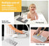 Absorbent Coasters with Grooves 2 PCS, Keep Kitchen Bathroom Sink Countertop Dry, Water Absorbing Stone Tray for Under Cups/Drinks/Hand Soap Pumps...