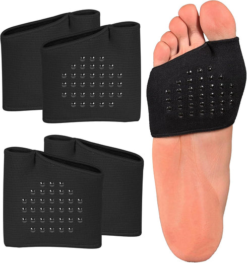SPORCLO Metatarsal Pads Women Men with Anti-Slip Gel Pads, Foot Pads for Balls of Feet Pain Relief, Ball of Foot Cushion 2 Pairs...