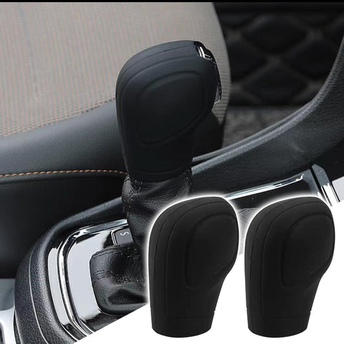 msyuusr 2 Pcs Car Gear Shift Knob Cover, Anti-Slip Elastic Silicone Auto Knob Gear Stick Protector Cover for Men Women, Universal Car Interior Acc...