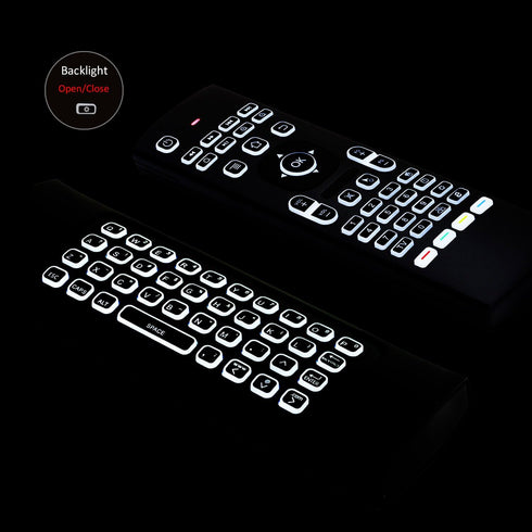 MX3 Air Remote Mouse,2.4G Multifunctional Backlit Remote Control, Mini Wireless Keyboard & Infrared Remote Control Learning for Android TV Box,HTP...