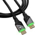 Monster 6ft High Speed 4K HDR HDMI Cable with Built-in Green LED Light, Gaming Video and Computer Cable...