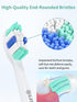 Replacement Brush Heads for Philips Sonicare Toothbrush Handles Toothbrush Heads for Sonicare (Pack of 4)...