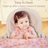 All-in-one Coverall Baby Feeding Bibs, Sleeveless, Suction plates compatible BLW Bibs Covers baby and high chair...