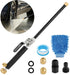 2024 Upgraded High Pressure Jet Nozzle for Garden Hose Hydro Jet Pressure Washer Wand Extension Pressure Washer Gun with 2 Hose Nozzles and Hose Q...