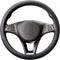 COFIT Breathable Steering Wheel Cover Microfiber Leather with Center Mark Design Universal Medium Size 14 1/2-15 Inch Black...