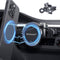 PROfezzion CD Slot & Vent Clip Combo Magnetic Phone Holder Compatible with MagSafe on Car CD Slot or Vent for iPhone 15 14 13 12 Pro Max Plus, Mag...