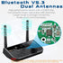Bluetooth Transmitter Receiver, Long Range 2-in-1 Bluetooth 5.3 Audio Adapter for TV PC to 2 Wireless Headphones with Adjustable Volume, 3.5mm AUX...