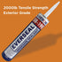 SureBond SB190 Industrial-Strength, Exterior Grade, Clear Adhesive for Roof Snow Guards, Heat Cable Roof Clips, Roof Accessories, and General Cons...