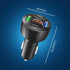 Tomorotec 65W Total, 5-Port USB C Car Charger Adapter Fit for iPhone, Samsung Galaxy, iPad, MacBook, Dash Cam - Multi-Port USB A/C with PD 30W QC ...