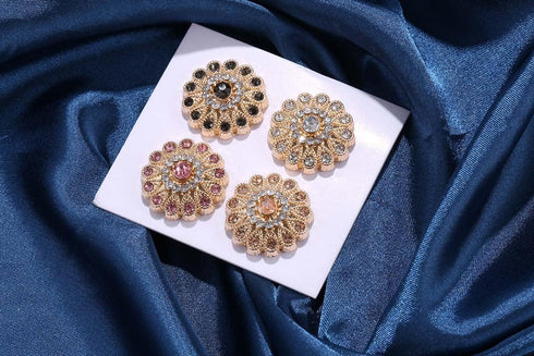 Strong Hijab Magnets Rhinestone Scarf Magnets for Hijab Magnetic Pins for Scarves Hijab Scarf for Women Girls Hijab Niqab Muslim Islamic Turban (F...