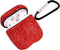 Sparkly Diamond Case for AirPods with Keychain, Shockproof Protective Premium Bling Rhinestone Cover Skin Compatible with AirPods Charging Case 2 ...