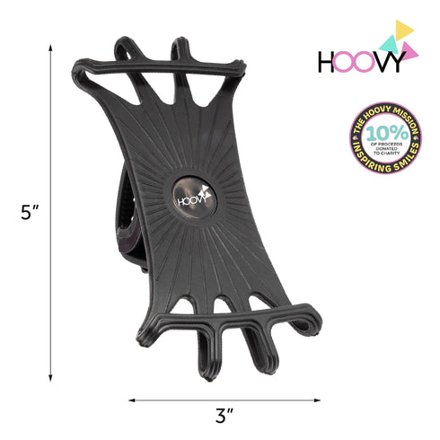 Hoovy Stroller Phone Mount | Silicone Stroller Phone Holder | Cell Phone Holder for Strollers, Shopping Carts, or Handlebars | Phone Holder Mount ...