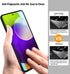 QHOHQ 3 Pack Screen Protector for Samsung Galaxy A52 4G/5G with 3 Packs Camera Lens Protector,Tempered Glass Film,9H Hardness - HD - Anti-Scratch ...