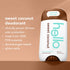 hello Sweet Coconut Deodorant With Shea Butter for Women + Men, Aluminum Free, Baking Soda Free, Parabens Free, 24 Hour Odor Protection, 2.6 Ounce...