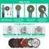 3 Sets Flange Nuts M10 Thread Hex Flanged Locknut Locking Stop Fastener Nut for 100 Type Angle Grinder Diamond Disc Grinding Disc Silver...