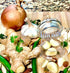 Garlic & Ginger Grinder Twisting Mincer for Nuts, Spices, and Herbs | Manual Hand Kitchen Tool Easy to Clean and Dishwasher Safe | CLEAR Color!...
