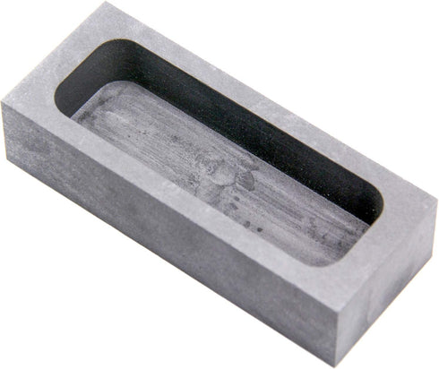 Graphite Ingot Mold, High Purity Refining Graphite, Melting Casting Mould for Gold Silver Aluminum Copper Brass Zinc Plumbum and Alloy Metals (4.9...