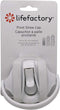 Lifefactory BPA-Free Pivot Straw Cap for 12-Ounce, 16-Ounce, and 22-Ounce Glass Bottles, Optic White...