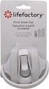 Lifefactory BPA-Free Pivot Straw Cap for 12-Ounce, 16-Ounce, and 22-Ounce Glass Bottles, Optic White...