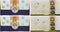 2 Pattens 4 Pcs Money Envelope (Pack of 4) 6.6"" x 3.4"" Korean Traditional Gold-Embossed Envelopes for Money Gift, New Year, Birthday, Wedding, S...