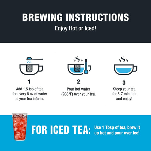 Tiesta Tea - Chunky Watermelon, Loose Leaf, Sweet Watermelon Herbal Tea, Premium Non-Caffeinated Blend, Make Hot or Iced, Brews Up to 25 Cups, 2 O...