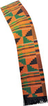 Decora Apparel African Clothes for Men Cotton Scarf, Graduation Stole, African Head Scarf Kente Fabric...