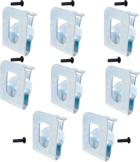 8pcs Hook Clip with Glue dispensing anti loosening screw for Dewalt N268241 N169778 N086039 Fit for 20V Power Tools DCD980 DCD985...